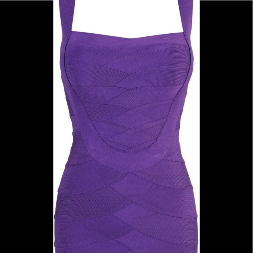 Celeb Boutique purple bandage dress